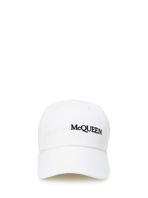 Logo Cap Hats White/Black ALEXANDER McQUEEN | 7820624105Q9060